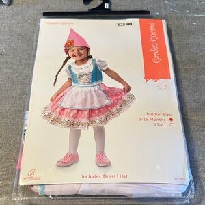 Charming Toddler Gnome Costume - Pink and Blue…Great for Halloween